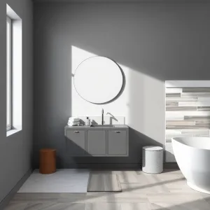 Jakie płytki do szarych ścian