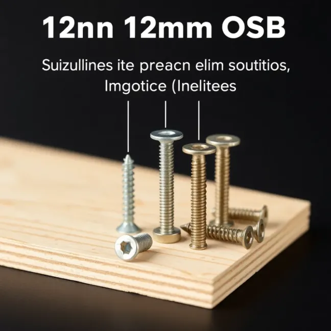 Jakie wkręty do płyty OSB 12 mm