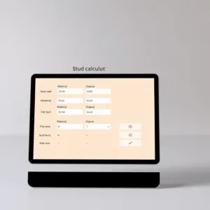 Kalkulator ściany szkieletowej