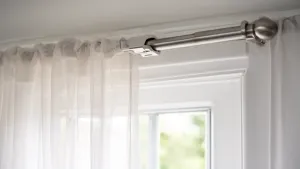 karnisz bezinwazyjny na okno