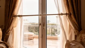 Karnisz na drzwi balkonowe