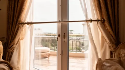 Karnisz na drzwi balkonowe