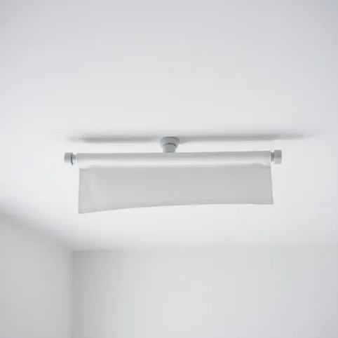 Karnisz sufitowy pojedynczy z maskownicą