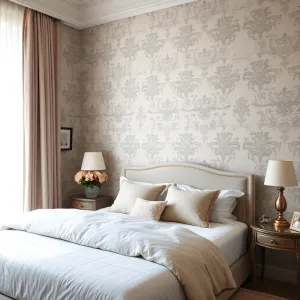Klasyczne tapety do sypialni