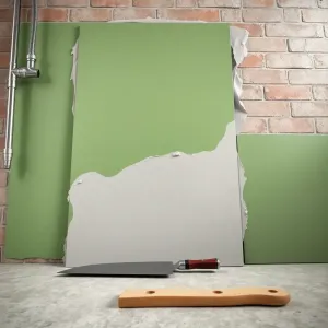 Klejenie płyt gipsowych na ścianę w łazienkach