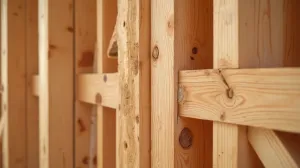 Konstrukcja ściany szkieletowej drewnianej