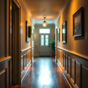 Lamperia w przedpokoju