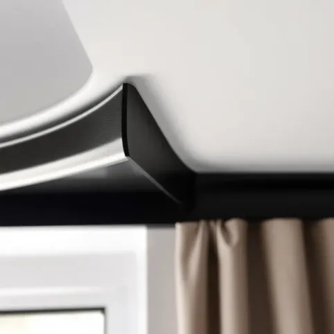 Listwa sufitowa karniszowa czarna