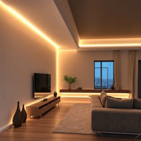 Listwy ledowe na ścianę