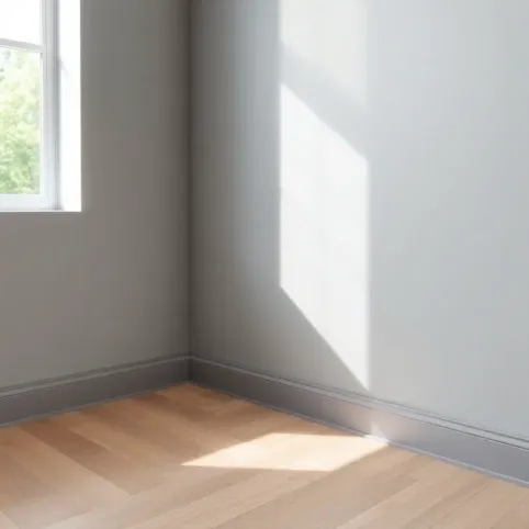 Listwy przypodłogowe w kolorze ściany