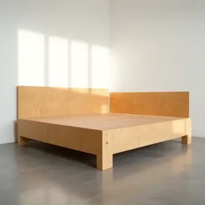 Łóżko z płyty OSB