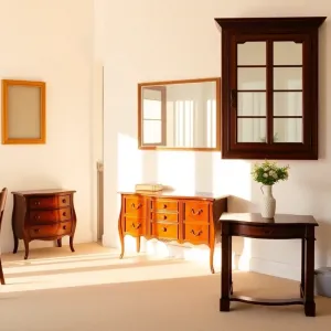 Mahoniowe meble jakie ściany