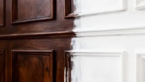 malowanie boazerii drewnianej
