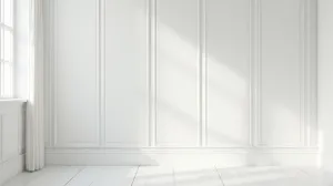 Malowanie boazerii na biało