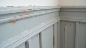 Malowanie boazerii na szaro