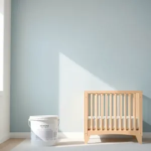 Malowanie ścian a niemowlę