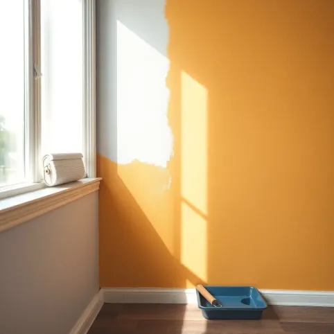 Malowanie ścian od okna czy do okna