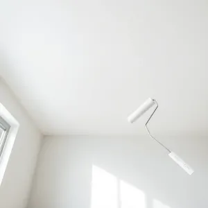 Malowanie sufitu prostopadle do okna