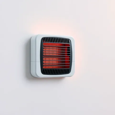 Mały grzejnik elektryczny na ścianę