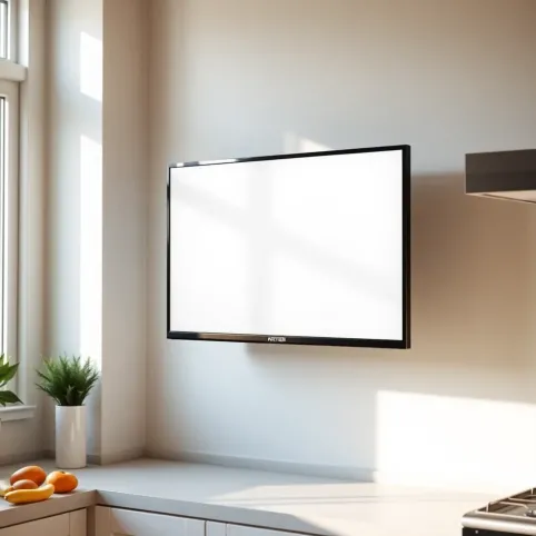 Mały telewizor do kuchni na ścianę