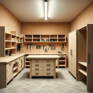 Meble warsztatowe z płyty OSB