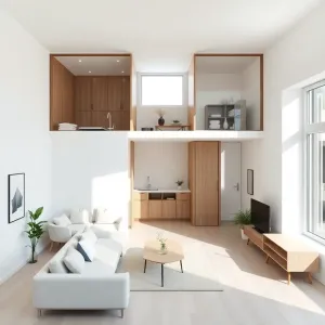 Mieszkanie 50m2 ile ścian