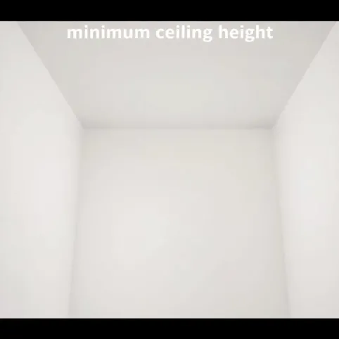 Minimalna wysokość sufitu