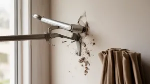 Mocowanie karnisza do ściany