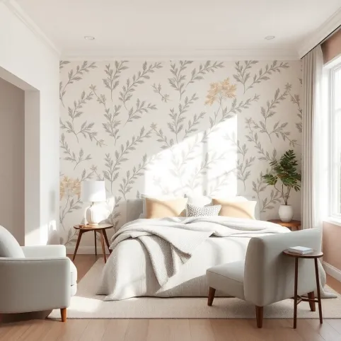 Modne tapety do sypialni 2024