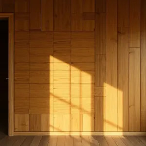 Montaż boazerii drewnianej na ścianie