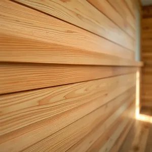 Montaż boazerii drewnianej poziomo