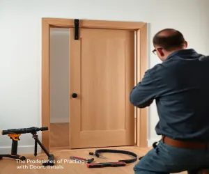 Montaż drzwi przesuwnych w ścianie