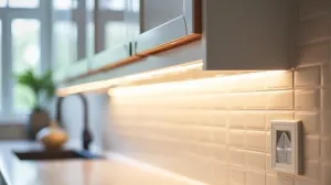 Montaż listwy do szafek