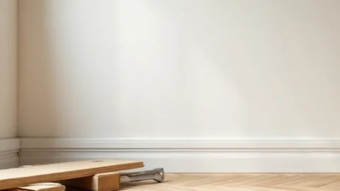 Montaż listwy MDF na krzywe ściany