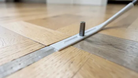 Montaż listwy progowej na kołki plastikowe