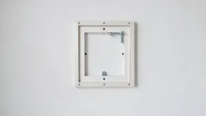 montaż obrazu na ścianie