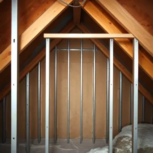 montaż płyt gk na stelażu na poddaszu