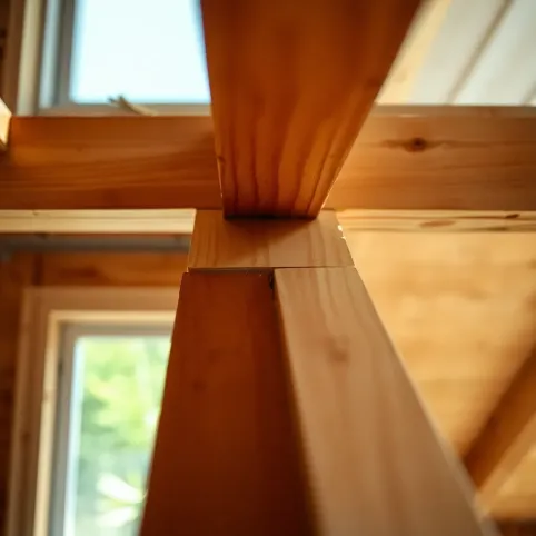 Montaż płyt OSB na jętkach