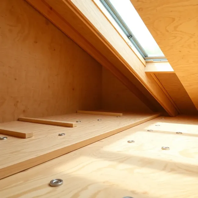 Montaż płyt OSB na strychu cena