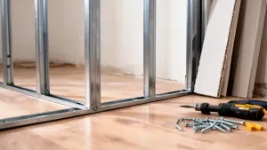 montaż ścian działowych