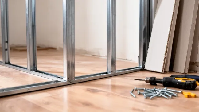 montaż ścian działowych