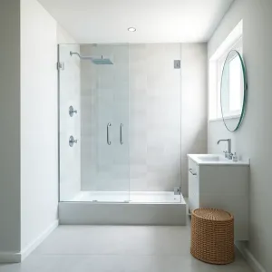 Montaż ścianki prysznicowej walkin