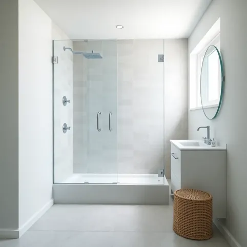 Montaż ścianki prysznicowej walkin