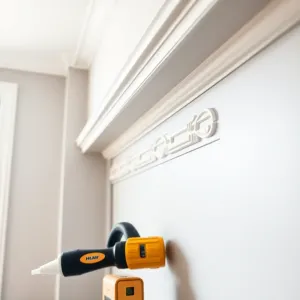 Montaż sztukaterii na ścianie