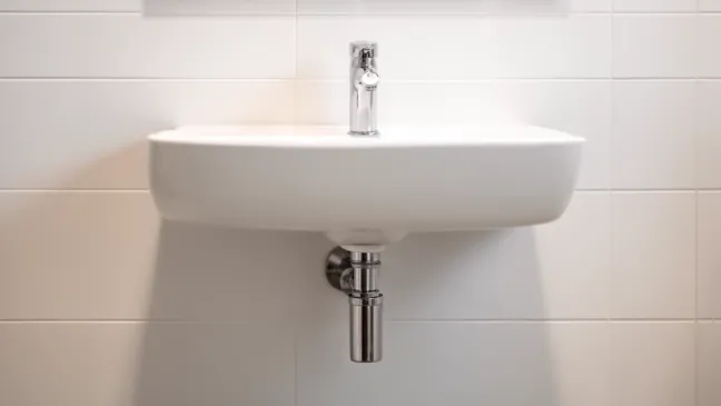 montaż umywalki do ściany