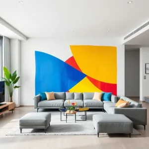 Mural na ścianie w domu cena