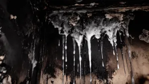 mycia ścian po pożarach