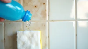 Mycie ścian płynem do płukania