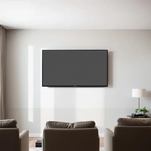 Na jakiej wysokości telewizor 55 cali na ścianie