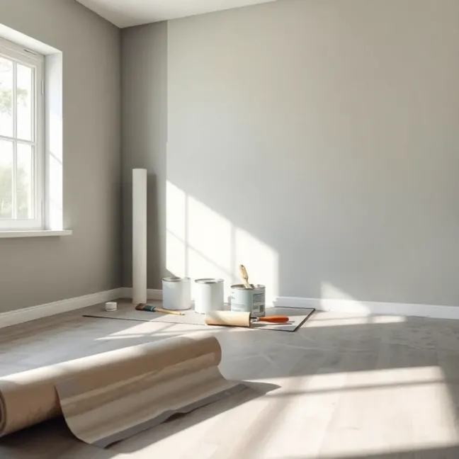 Najpierw malowanie ścian czy podłoga